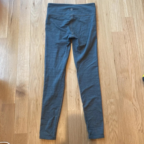 Athleta Leggings Chaturanga Grey Space Dye Size Small - Picture 3 of 6